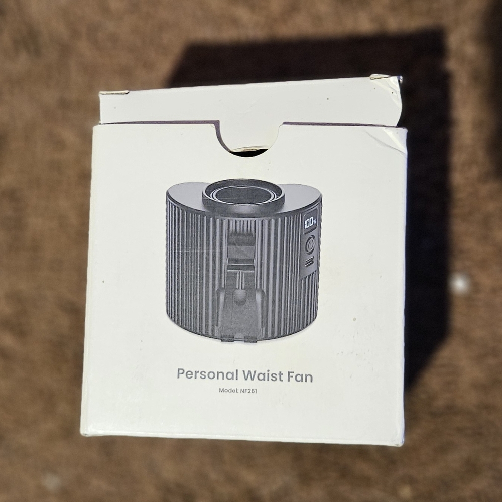 Gray Personal Waist Fan